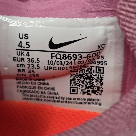 Nike Mercurial Vapor 16 Elite FG Cleats Men’s Size 4.5 Flamingo Pink FQ8693-600 main image 6